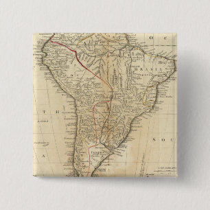 Badge Carré 5 Cm Amérique du Sud 38