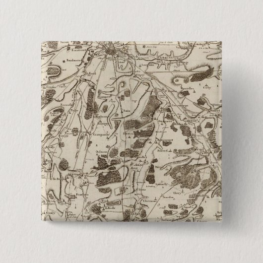 Badge Carré 5 Cm Amiens (Devant)