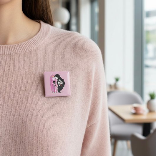Badge Carré 5 Cm Amis