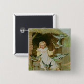 Badge Carré 5 Cm Amis (Devant & derrière)