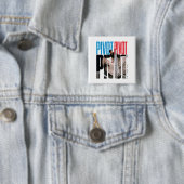 Badge Carré 5 Cm AMIS™ | Citation PIVOT PIVOT PIVOT (En situation)