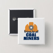 Badge Carré 5 Cm Amis des mineurs (Devant & derrière)