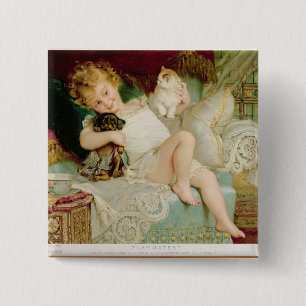 Badge Carré 5 Cm Amis, des poires Annual, 1903