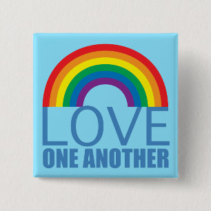 Badge Carré 5 Cm Amour un un autre
