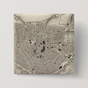 Badge Carré 5 Cm Amsterdam