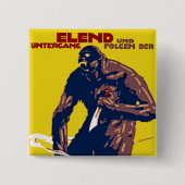 Badge Carré 5 Cm Anarchie (Devant)