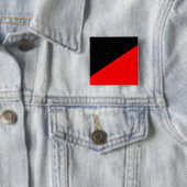 Badge Carré 5 Cm Anarchiste, Colombie Politique (En situation)