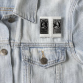 Badge Carré 5 Cm Anaxagorus et Epictetus (En situation)