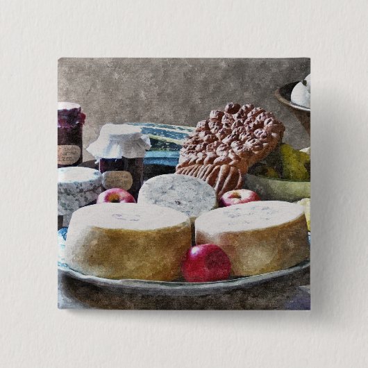 BADGE CARRÉ 5 CM ANCIENNE ANGLETERRE (Devant)