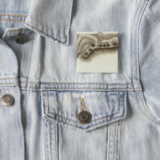 Badge Carré 5 Cm andorrure (En situation)