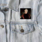 Badge Carré 5 Cm Andrew Jackson (En situation)
