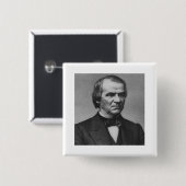Badge Carré 5 Cm Andrew Johnson (Devant & derrière)