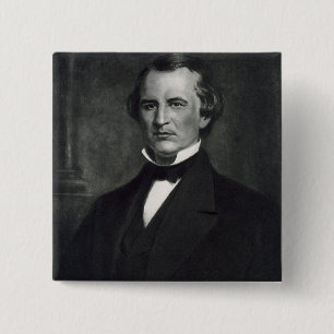 Badge Carré 5 Cm Andrew Johnson (1808-75), 17ème président de l'O