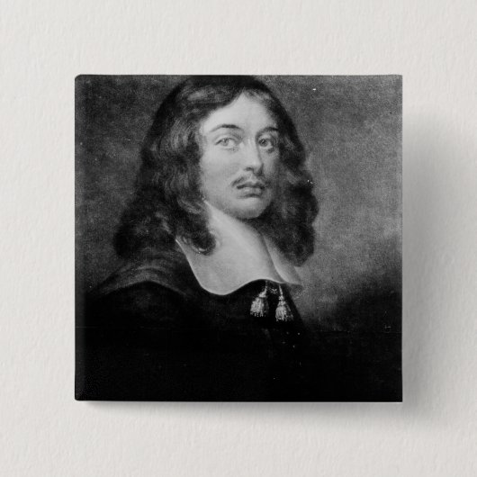 Badge Carré 5 Cm Andrew Marvell, gravé par Raphael Smith de John (Devant)