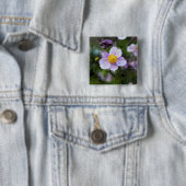 Badge Carré 5 Cm Anémone (En situation)