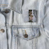 Badge Carré 5 Cm Ange (En situation)