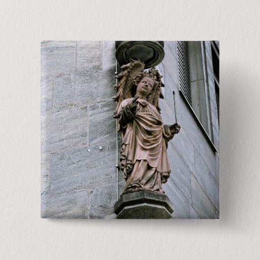 Badge Carré 5 Cm Ange (Devant)