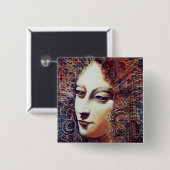 BADGE CARRÉ 5 CM ANGEL (Devant & derrière)