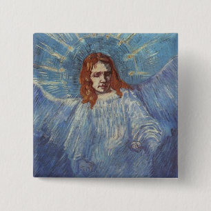 Badge Carré 5 Cm Angel de Vincent van Gogh