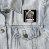 Badge Carré 5 Cm anges de deco (En situation)