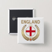 Badge Carré 5 Cm Angleterre (Devant & derrière)