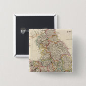 Badge Carré 5 Cm Angleterre 3 (Devant & derrière)