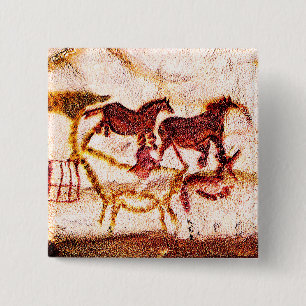 Badge Carré 5 Cm animaux 4a antiques