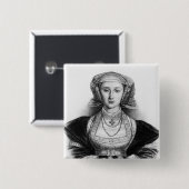 Badge Carré 5 Cm Anne de Cleves (Devant & derrière)