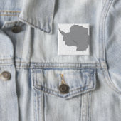 Badge Carré 5 Cm Antarctique (En situation)