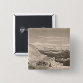 Badge Carré 5 Cm Antarctique 2 (Devant & derrière)