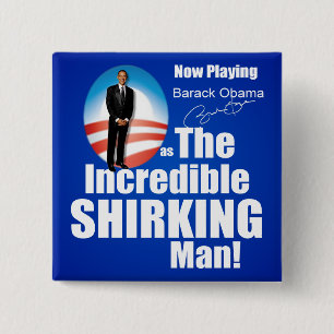 Badge Carré 5 Cm Anti Barack Obama - tire-au-flanc