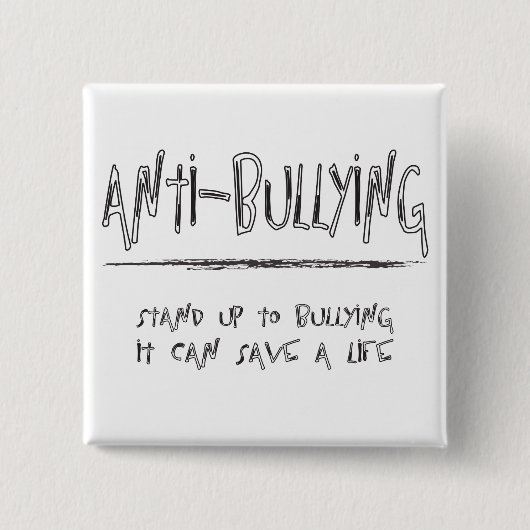 Badge Carré 5 Cm Anti-Intimidation (Devant)