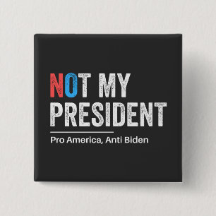 Badge Carré 5 Cm Anti Joe Biden