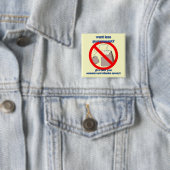 Badge Carré 5 Cm Anti thé (En situation)