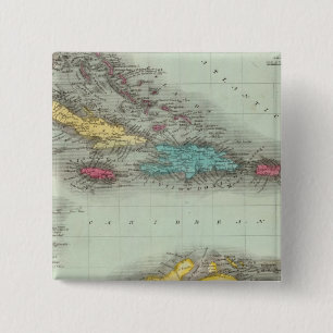 Badge Carré 5 Cm Antilles 8