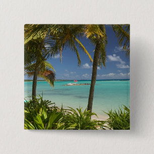 Badge Carré 5 Cm Antilles françaises, Guadaloupe, Grande Terre, 2