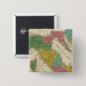 Badge Carré 5 Cm Antiquité italienne (Devant & derrière)