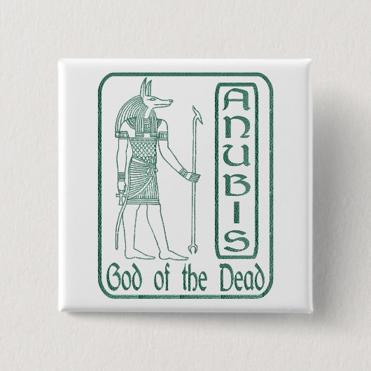 Badge Carré 5 Cm Anubis (Devant)