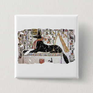 Badge Carré 5 Cm Anubis