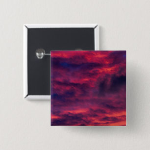 Badge Carré 5 Cm août rouge