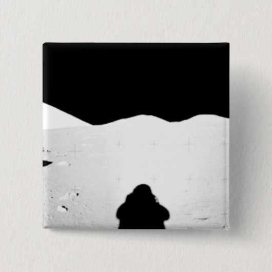 Badge Carré 5 Cm Apollo 17 panorama assemblé 2 (Devant)