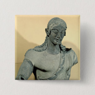 Badge Carré 5 Cm Apollo de Veii, du temple de Minerva