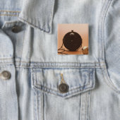 Badge Carré 5 Cm Appareils-photo révélateurs (En situation)