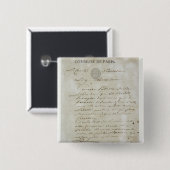 Badge Carré 5 Cm Appel de Maximilien de Robespierre (Devant & derrière)