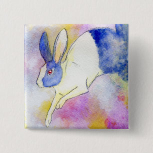 BADGE CARRÉ 5 CM APPEL DU SAUVAGE