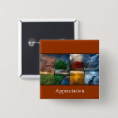 Badge Carré 5 Cm Appréciation (Devant & derrière)