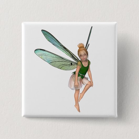 Badge Carré 5 Cm Aprella Fairy (Devant)