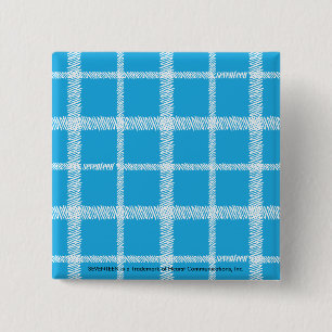 Badge Carré 5 Cm Aqua de plaid