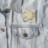 Badge Carré 5 Cm Arabie saoudite 2 (En situation)