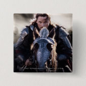 Badge Carré 5 Cm Aragorn équitation (Devant)